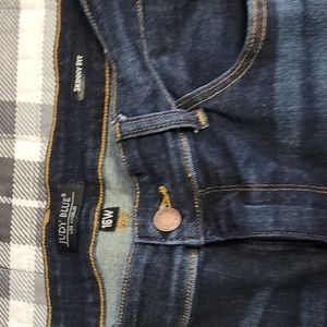 Non distressed Dark Wash Judy Blue Skinny Jeans Size 16W